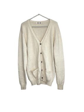Unisex Undyed Alpaca V-Neck Cardigan Sweater IOAN Industry of All Nations
